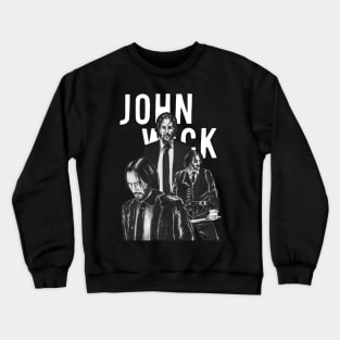 Keanu Reeves in the John Wick! Crewneck Sweatshirt